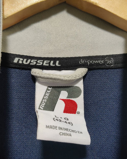Russell Blue For Men Sport Zipper L