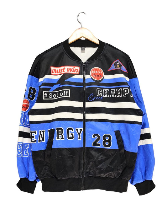 SHEIN Blue For Men Sport Zipper S