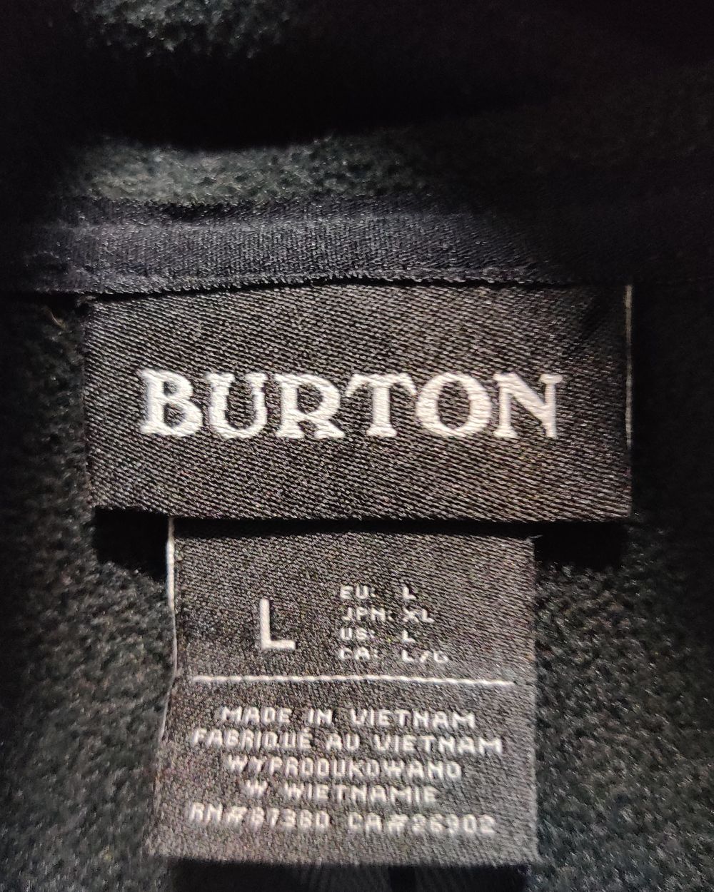 Burton Gray For Men Sport Zipper L