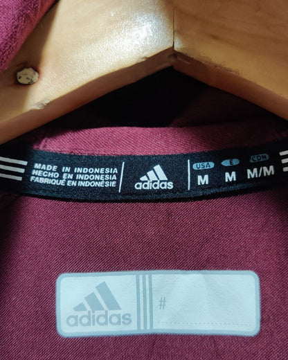Adidas Maroon For Men Sport Zipper M