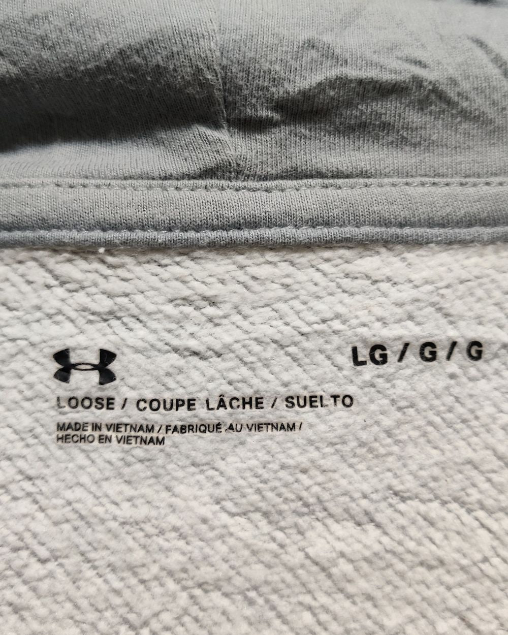 Under Armour Gray Hoodie  For Men Large