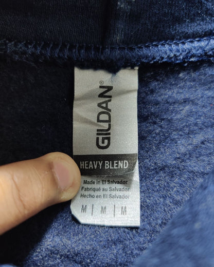 Gildan Blue Hoodie For Men Large