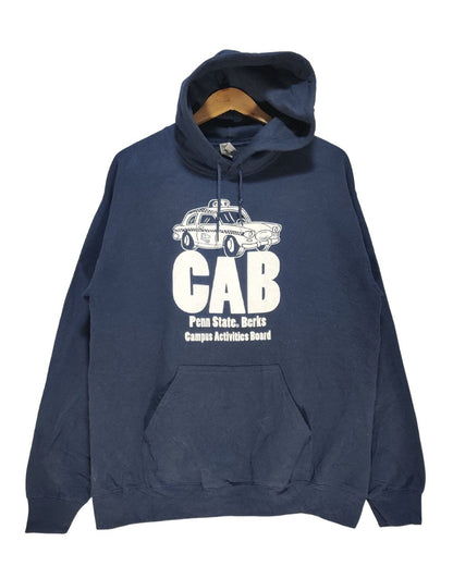 Gildan Blue Hoodie For Men Large