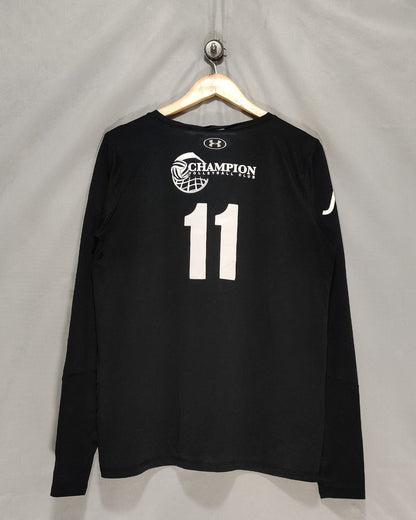 Under Armour Black Sport T Shirt For Women L