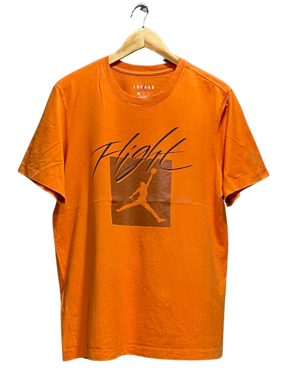 Jordan Orange Cotton T Shirt For Women | ThriftHub.pk