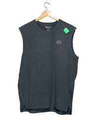 Champion Blue Sport Vest T Shirt  For Men Large