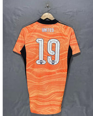 Adidas Orange Sport T Shirt  For Men X Small