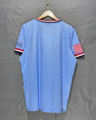 Piercy Sports Blue Sport T Shirt  For Men Large