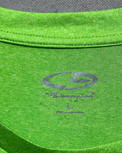 Champion Green Sport T Shirt  For Men Large