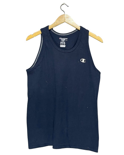 Champion  Blue Sport Vest T Shirt  For Men M
