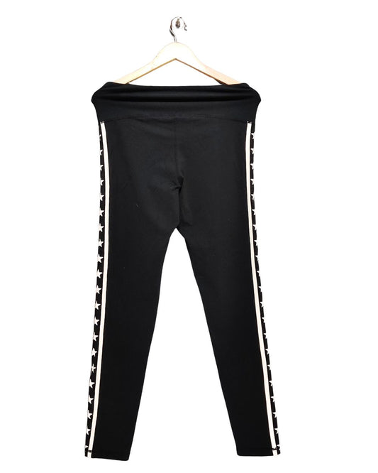 Mono B Black Sport Gym Tights For Women Large