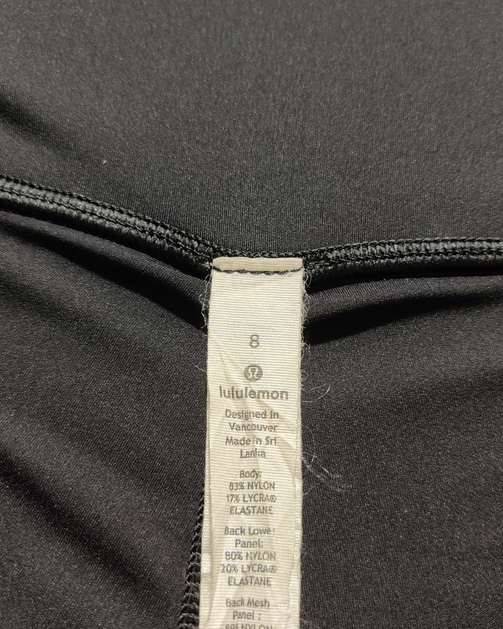 Lululemon Black Sport Gym Tights For Women M