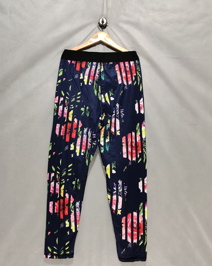 SHEIN Blue Sport Gym Tights For Women Large