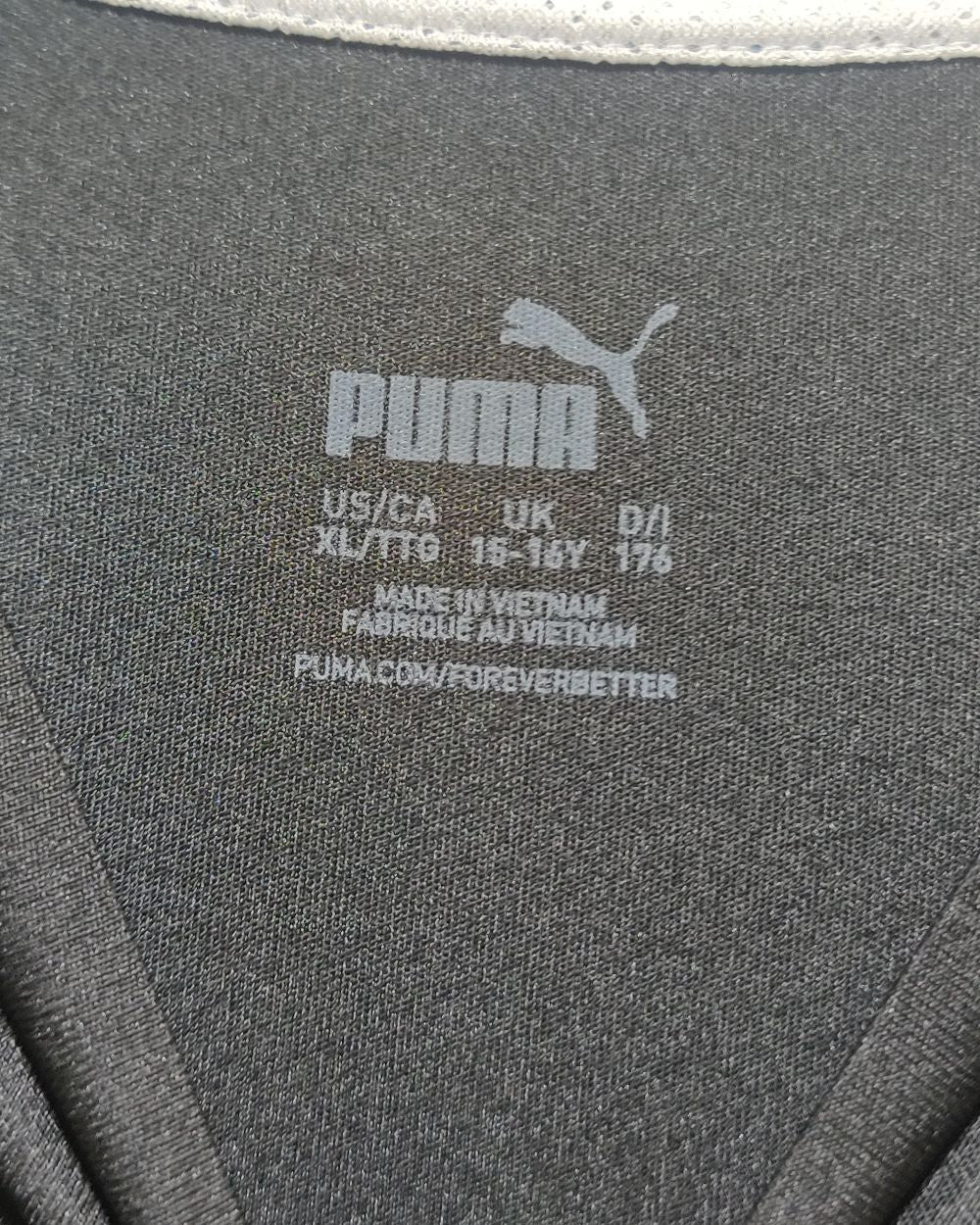 Puma Black Sport T Shirt  For Boy 16 Years