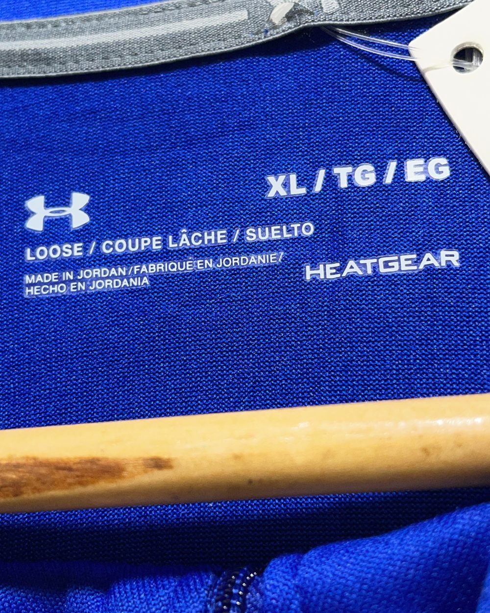 Under Armour Blue Sport Polo T Shirt  For Men XL