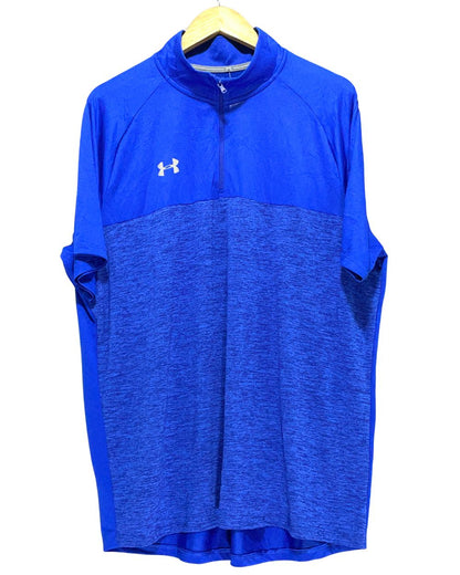 Under Armour Blue Sport Polo T Shirt  For Men XL
