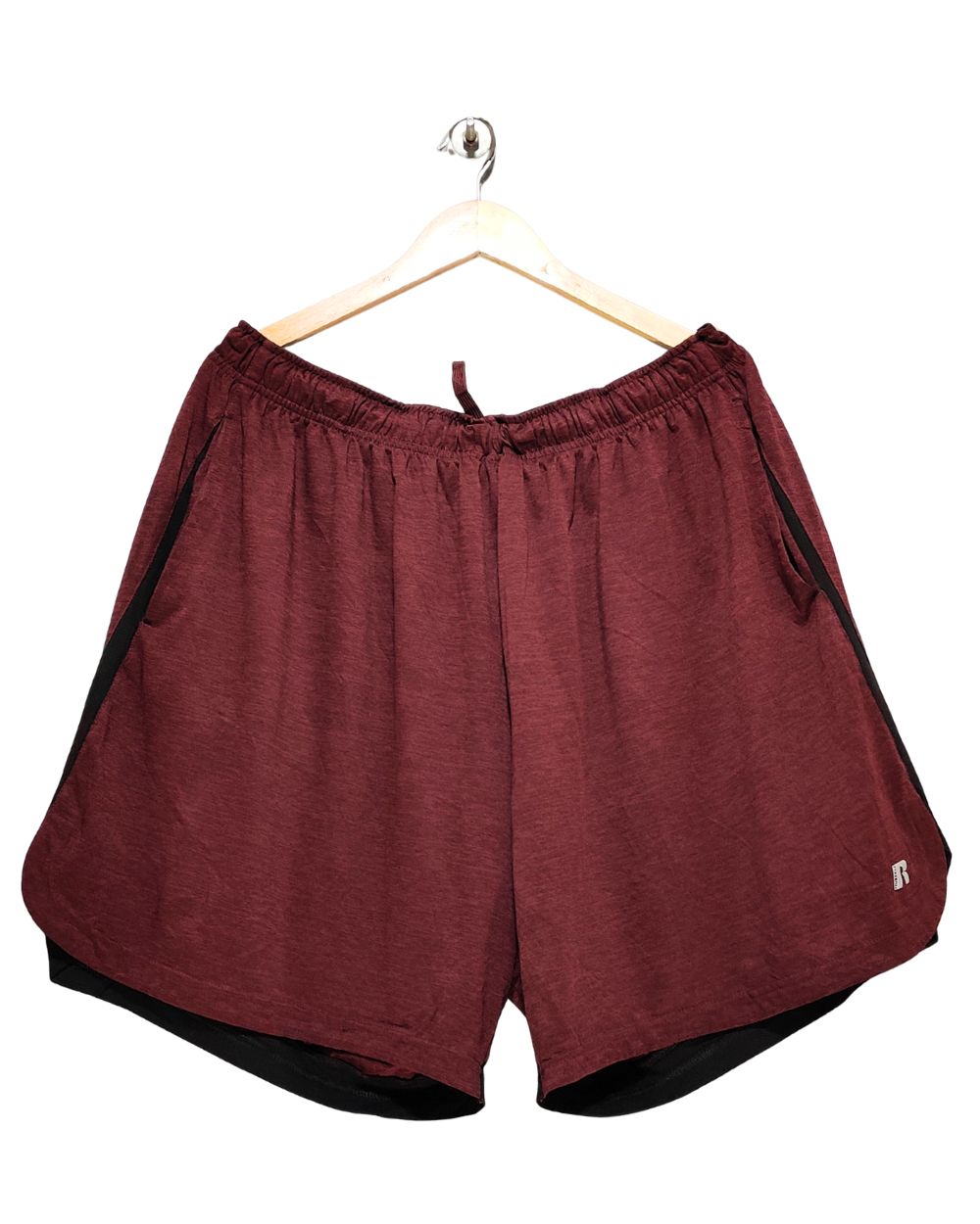 Russell Maroon Sport Short For Men XXL