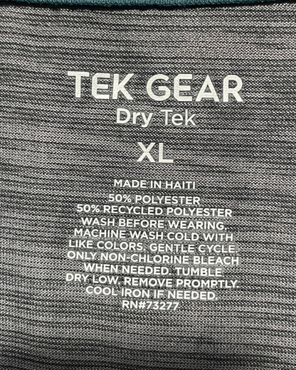 Tek Gear Gray Sport T Shirt  For Men Large
