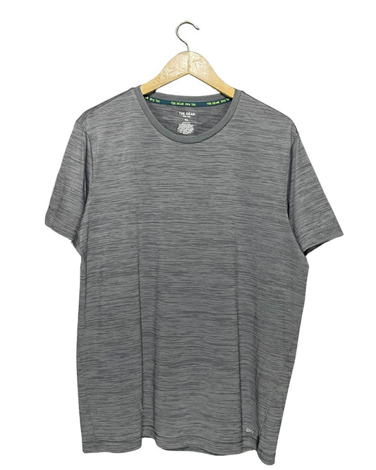 Tek Gear Gray Sport T Shirt  For Men Large