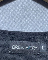 Breeze Dry Black Sport T Shirt  For Women Large
