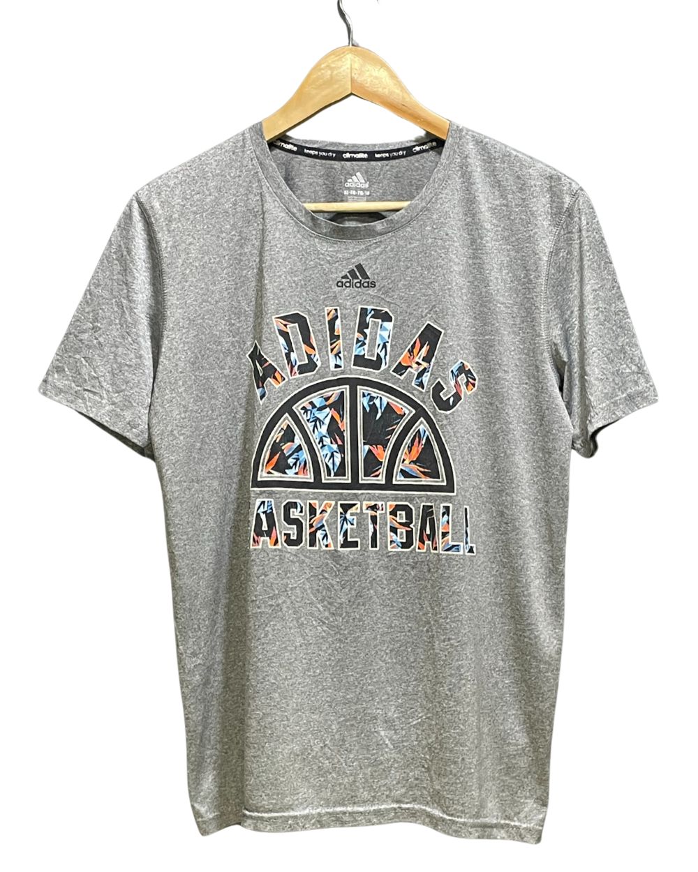 Adidas Gray Sport T shirt For Women XL | ThriftHub.pk