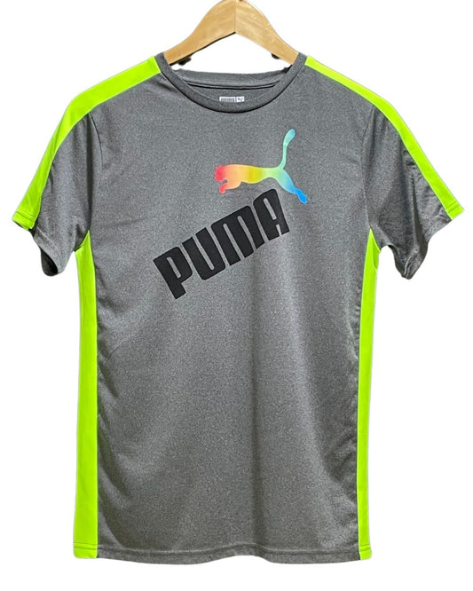 Puma Gray Sport T shirt For Women 16 years | ThriftHub.pk