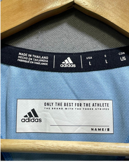 Adidas Blue Sport T shirt For Women Large | ThriftHub.pk