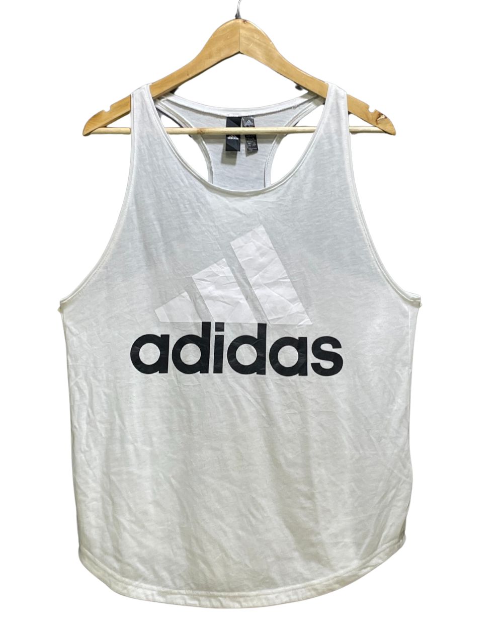 Adidas White Sport Sando For Girls 18 Years | ThriftHub.pk