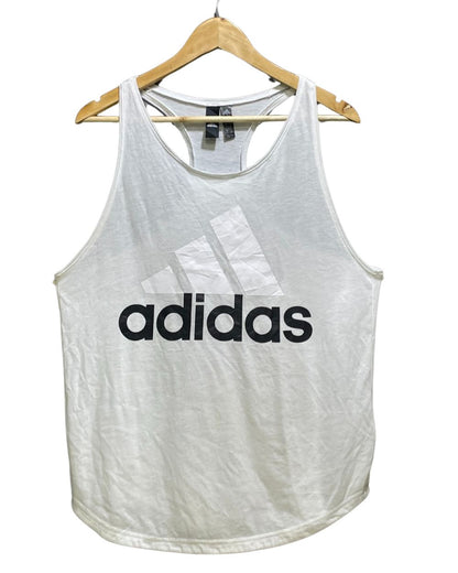 Adidas White Sport Sando For Girls 18 Years | ThriftHub.pk