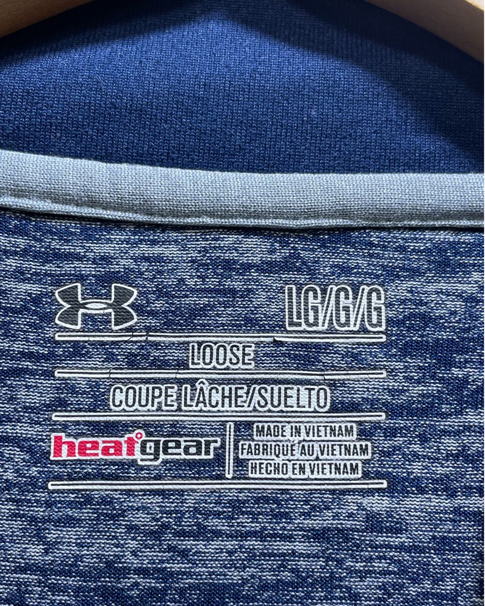 Under Armour Blue Sport T Shirt For Women Medium | ThriftHub.pk