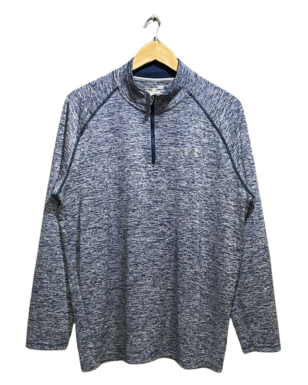 Under Armour Blue Sport T Shirt For Women Medium | ThriftHub.pk