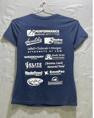Nike Blue Sport T shirt For Women Medium | ThriftHub.pk