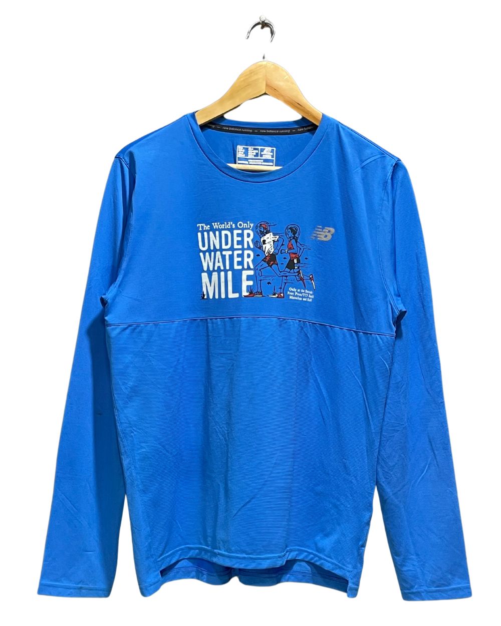 New Balance Blue Sport T shirt For Women Medium | ThriftHub.pk