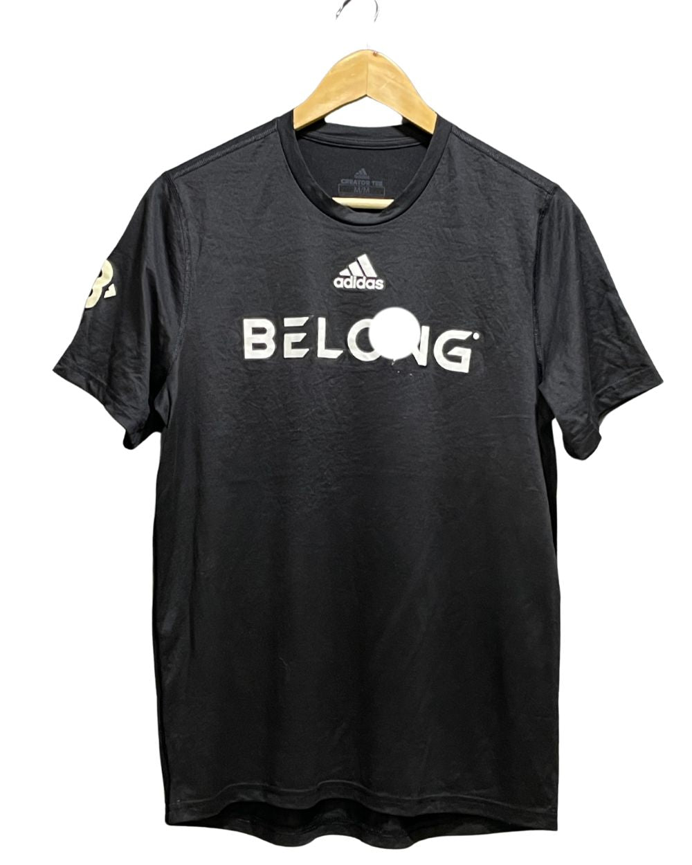 Adidas Black Sport T shirt For Women Medium | ThriftHub.pk