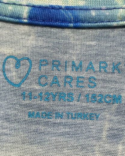 Primark Cares Blue Sport T Shirt For Women 12 Years | ThriftHub.pk