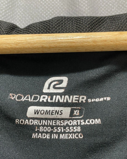 Road Runner Black Sport Gym Tights For Women X Large