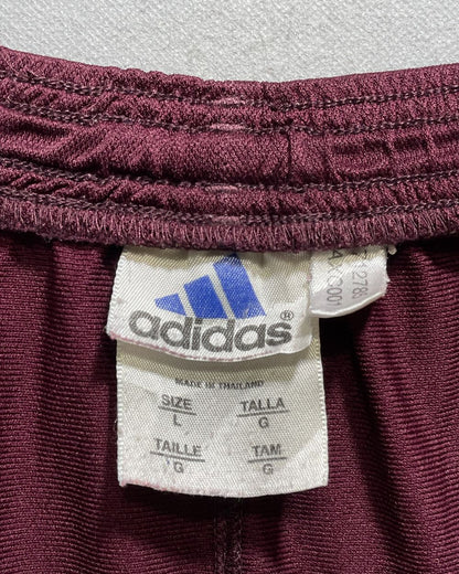 Adidas Maroon Sport Short For Women L | ThriftHub.pk