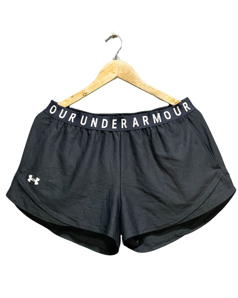 Under Armour Black Sport Short For Women L | ThriftHub.pk