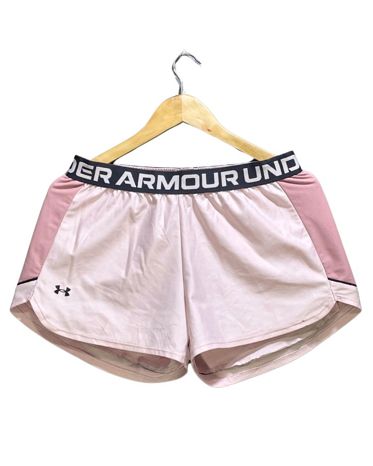 Under Armour Pink Sport Short For Women M | ThriftHub.pk