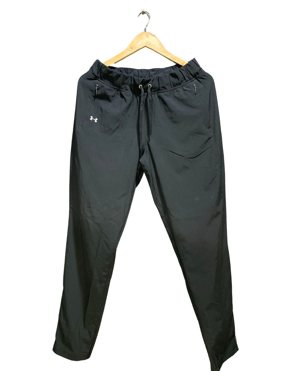 Under Armour Black Parachute Trouser For Women M | ThriftHub.pk
