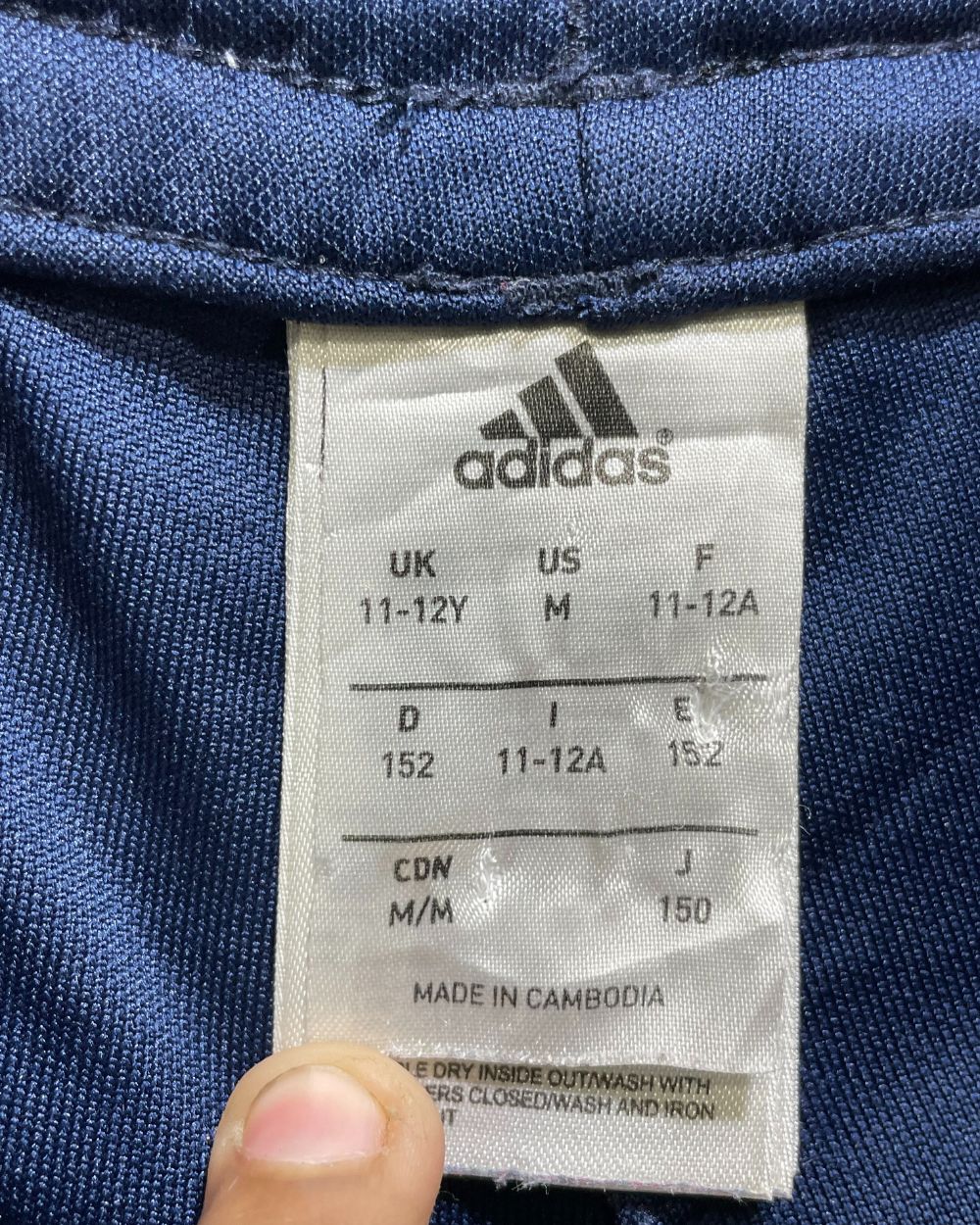 Adidas Blue Sport Trouser For Women M | ThriftHub.pk