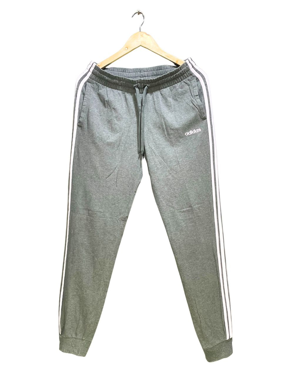 Adidas Gray Cotton Trouser For Women M | ThriftHub.pk