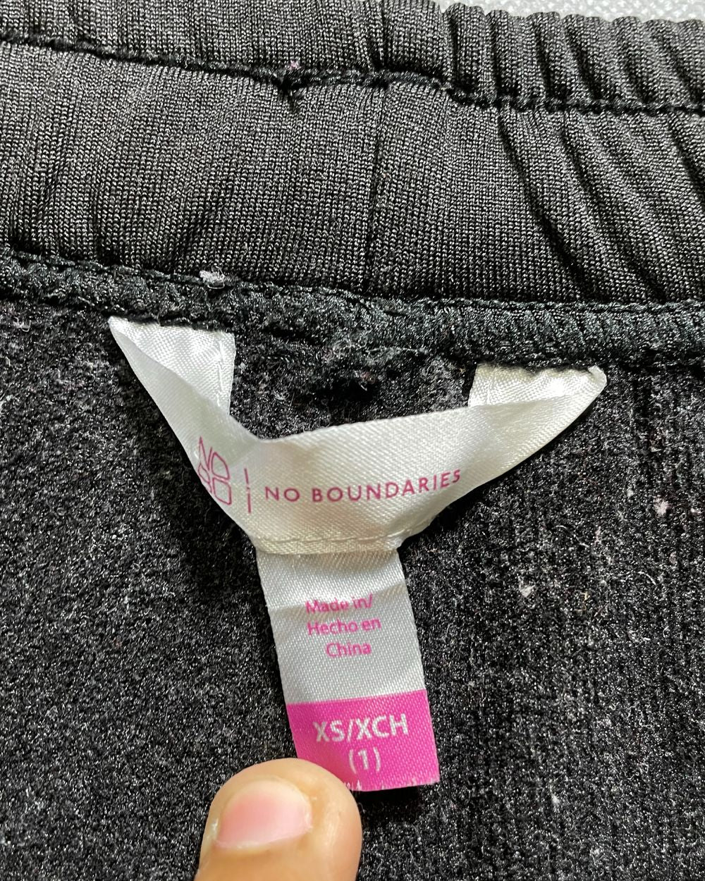 No Boundaries Black Sport Trouser For Women XS | ThriftHub.pk