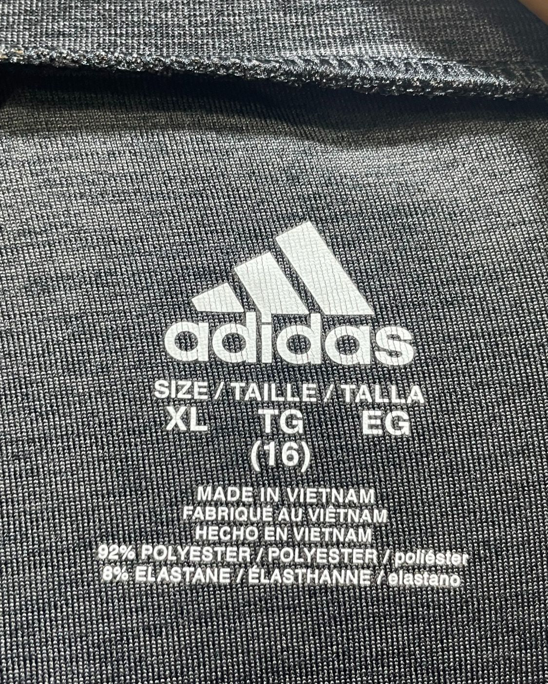 Adidas Gray Sport Tights For Women XL | ThriftHub.pk