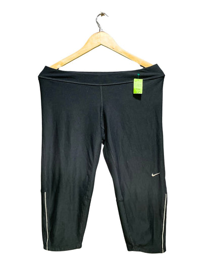 Nike Black Sport Tights For Women L | ThriftHub.pk