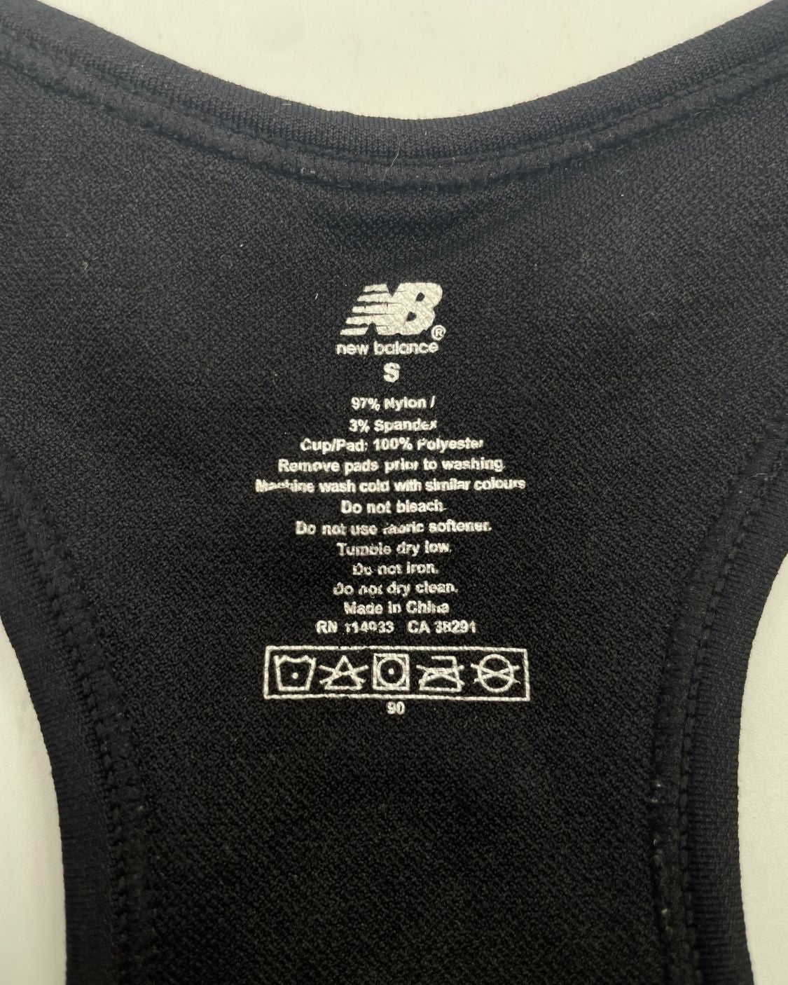 New Balance Black Cotton Bra For Women S | ThriftHub.pk