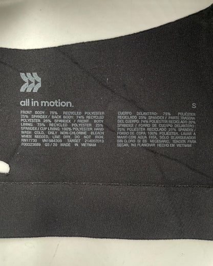 All In Motion Black Sport Bra For Women S | ThriftHub.pk