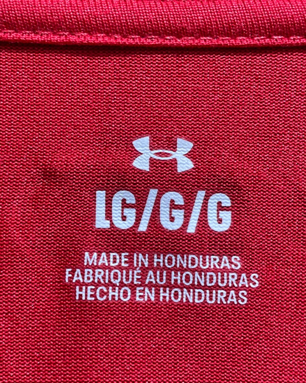 Under Armour Red Sport T shirt For Women Large | ThriftHub.pk