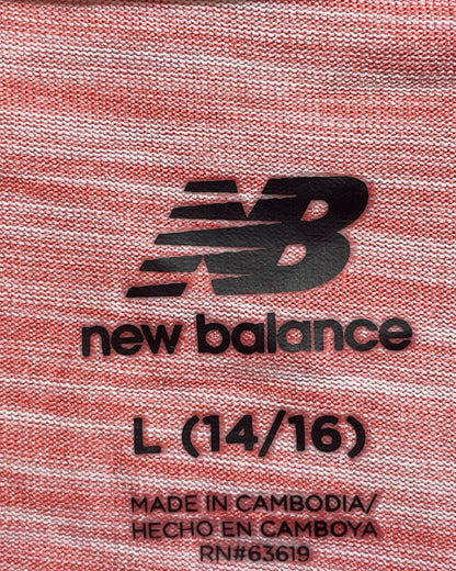 New Balance Pink Sport T shirt For Girls 16 Years | ThriftHub.pk