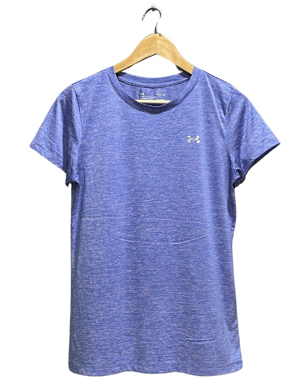 Under Armour Blue Sport T Shirt For Women Medium | ThriftHub.pk